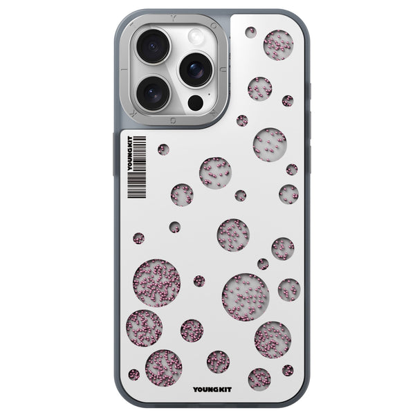 Urbnfl!p x Youngkit Polka Dots Quicksand Case – Playful Design with Full Protection